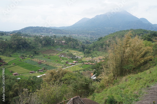 a mountain view