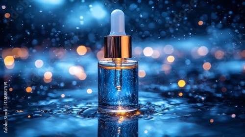 Serene Blue Serum Dropper