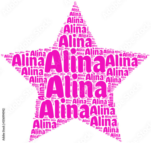 Alina Name PNG Design