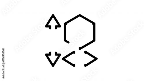 dimension animated icon