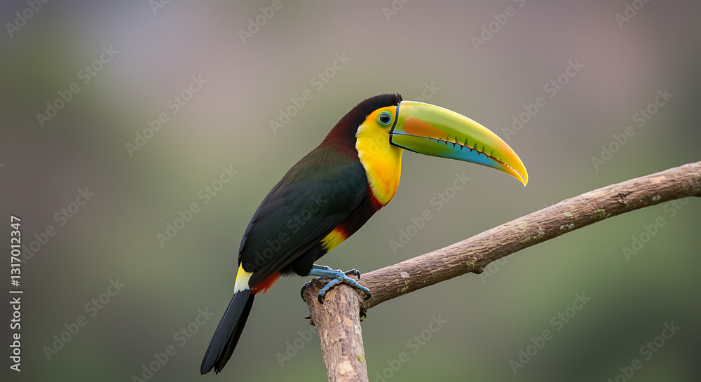 Fototapeta premium toucan on a branch