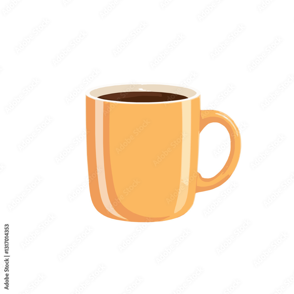 Detailed Coffee Mug Illustration Detailed Coffee Mug Illustration