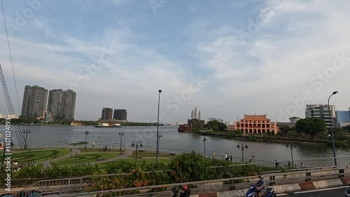 Footage of Ho Chi Minh urban movement