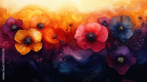 Abstract watercolor background