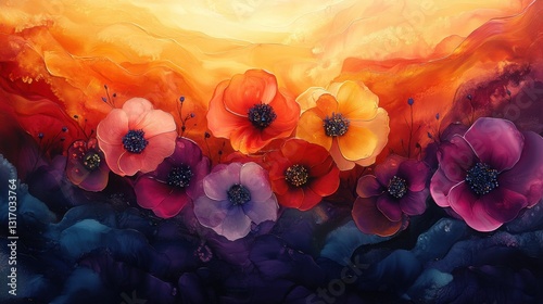 Abstract watercolor background