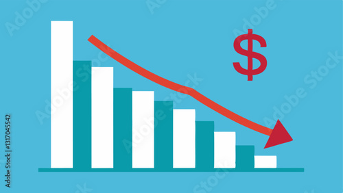 Inflation Rising Graph A line graph showing an upward trend labeled Inflation Rate with a dollar sign characterizing the increase over time suggesting declining purchasing power.