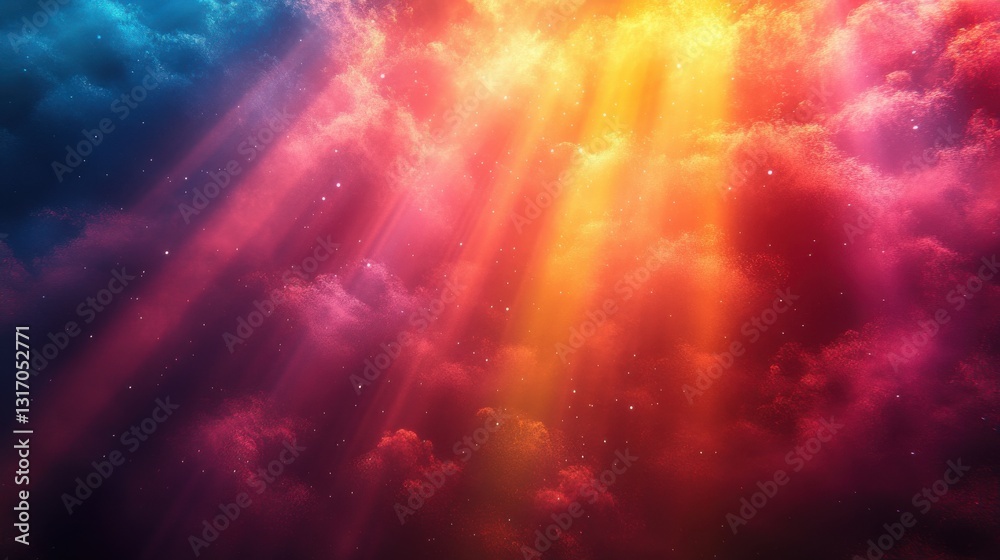 Fototapeta premium Abstract colorful background with lights 