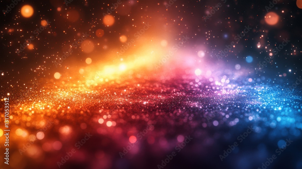 Obraz premium Abstract colorful background with lights