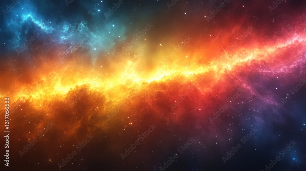 Obraz premium Abstract colorful background with lights 