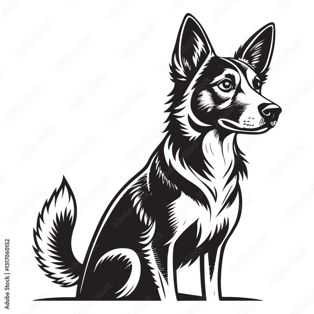 Fototapeta premium Dog Vector 