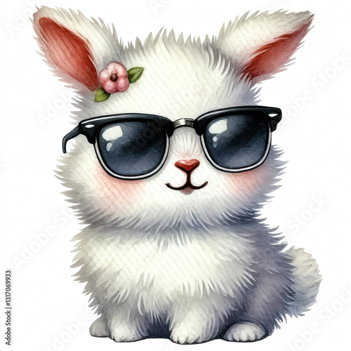Easter Bunny with Sunglasses