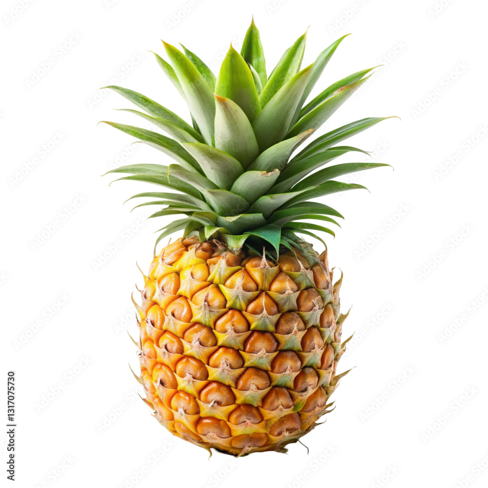 Fototapeta premium pineapple isolated on white
