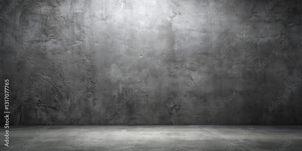 Empty Room with a Rough, Textured Concrete Wall and Floor Ideal for Product Placement or Background Use Empty Room with a Rough, Textured Concrete Wall and Floor Ideal for Product Placement or Background Use