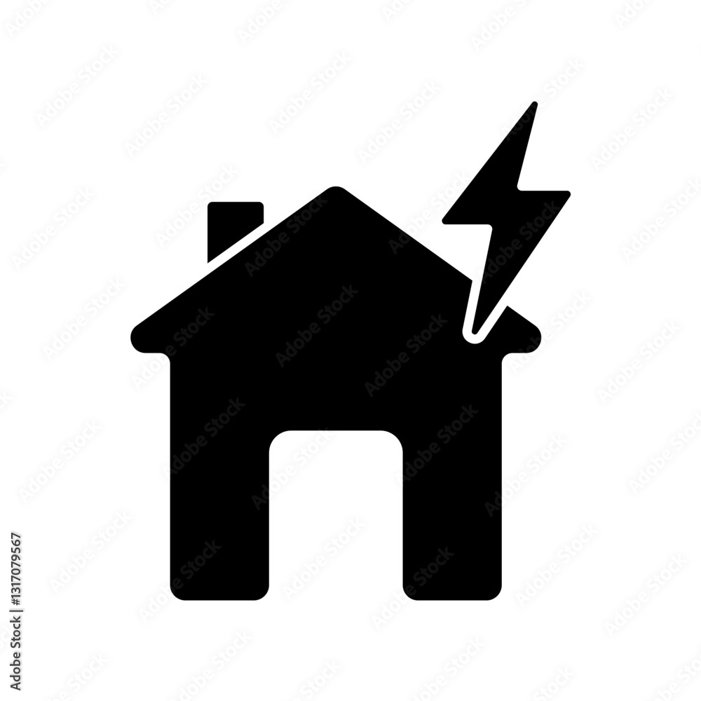 Icon a energy, isolated against a clean background.