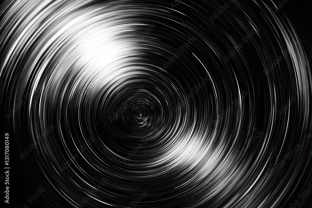 Swirling black and white abstract vortex background Swirling black and white abstract vortex background
