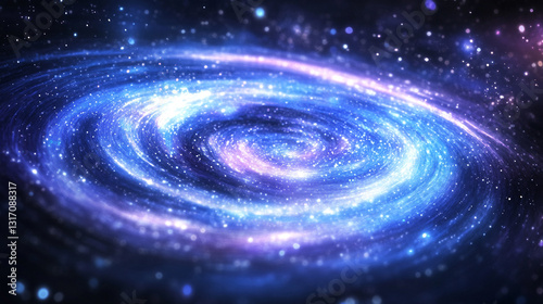 Stunning Spiral Galaxy in Deep Space
