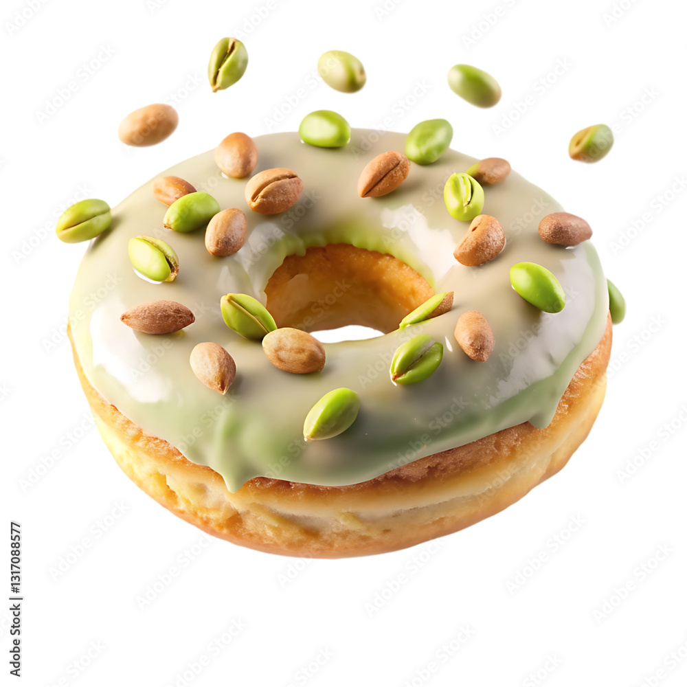 Pistachio Donut: Recipe & Images