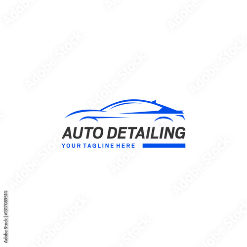 Car logo, auto detailing logo, automotive logo. Sports vehicle vector illustration, sports vehicle icon. Suitable for your design need, logo, illustration, animation, etc.