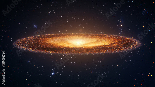 Spiral Galaxy in Outer Space