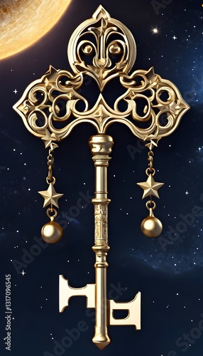 Celestial Guardian: The Golden Moonlight Key