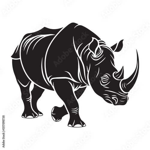 rhino vector illustration