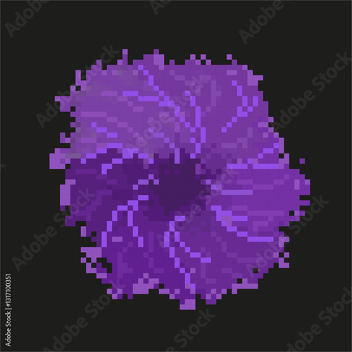 vortex portal time pixel art