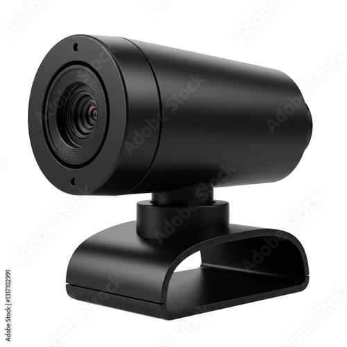 Modern 4K webcam offering high-definition video quality for online communication.