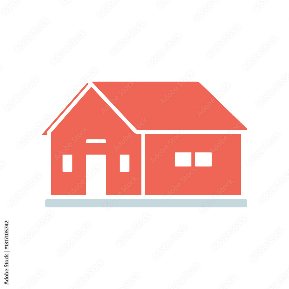Icon a property, isolated against a clean background. Icon a property, isolated against a clean background.