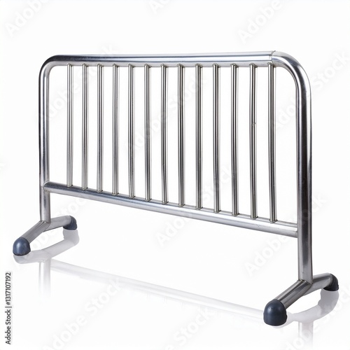 Wallpaper Mural 3d render of an empty white and silver gate isolated Torontodigital.ca