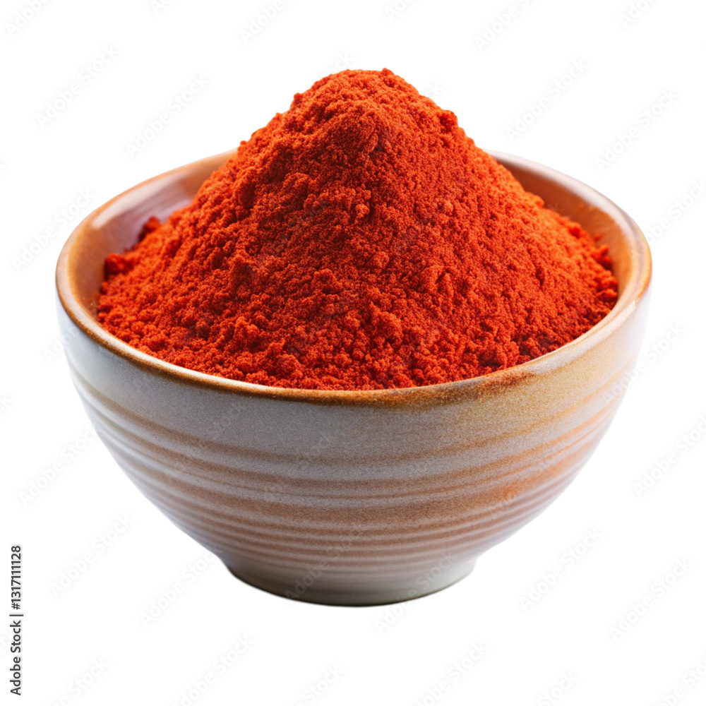 paprika powder in a bowl paprika powder in a bowl