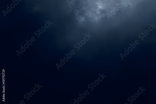 Mysterious Stormy Clouds in the Night