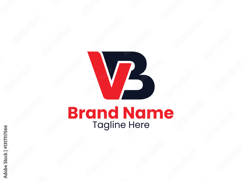 Creative modern VB logo. BV letter logo design. Initial letter VB uppercase monogram logo. Creative modern VB logo. BV letter logo design. Initial letter VB uppercase monogram logo.
