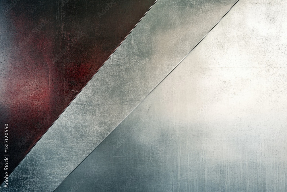 Abstract background with diagonal lines of dark red and textured metallic surfaces. Abstract background with diagonal lines of dark red and textured metallic surfaces.