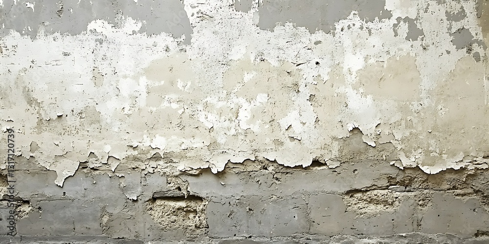 Obraz premium Weathered wall texture, urban decay, aged surface