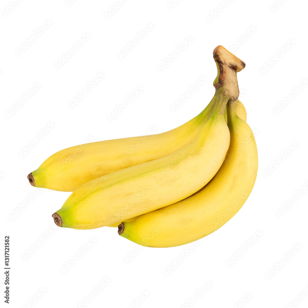 Banana cutout, full depth of field. Banana cutout, full depth of field.