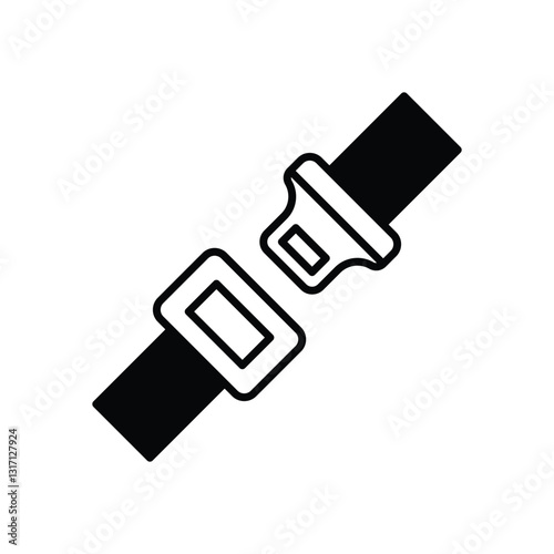 Seat Belt Vector icon