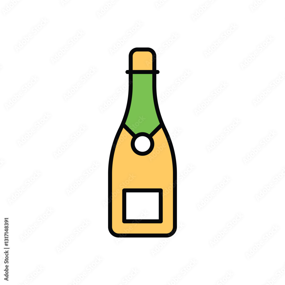 Champagne Vector icon Champagne Vector icon