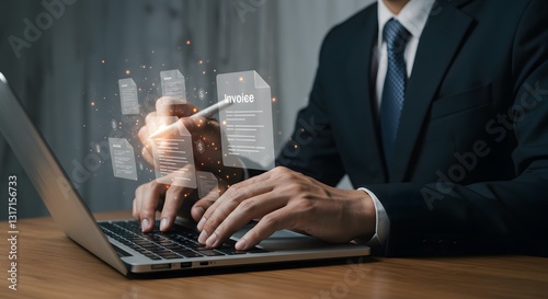 Digital Invoicing Solutions, The Future of Online Billing, Automated Financial Management, Streamlining Business Transactions, Paperless Accounting Innovation
 photo