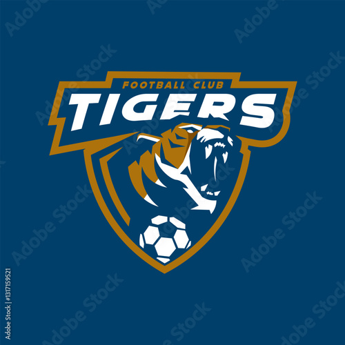 roaring tiger football logo