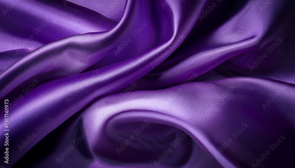 Obraz premium purple satin background close up luxurious fabric texture