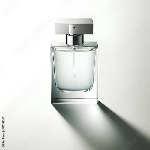 Elegant Glass Perfume Bottle with Minimalist Design