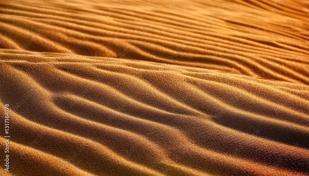 close up of textured sand with intricate ripples and patterns illuminated by warm golden sunlight small grains and natural details create a unique abstract landscape close up of textured sand with intricate ripples and patterns illuminated by warm golden sunlight small grains and natural details create a unique abstract landscape
