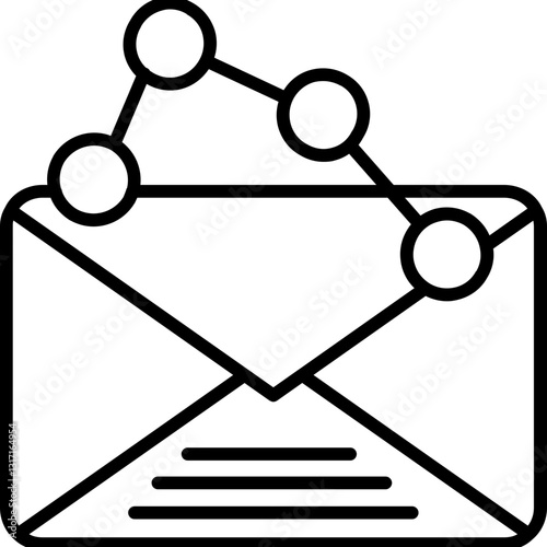 Analytical Mail Icon