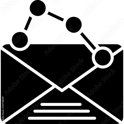 Analytical Mail Icon