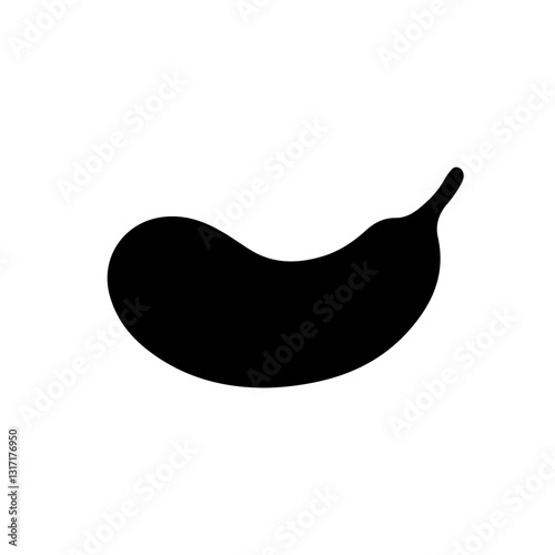 gourd  silhouette vector icon sign symbol illustration design.