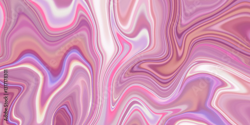 Beautiful and bright stylist creative pink texture background, Modern bright acrylic liquid background with wave lines, swirl wavy Pink or white marble texture background.