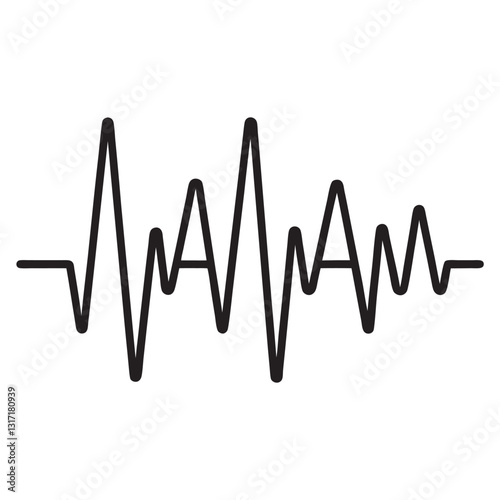 Heartbeat icon, lifeline pulse,
hospital care, medical pulse,
cardio emergency, health vector,
heart rate essential life.