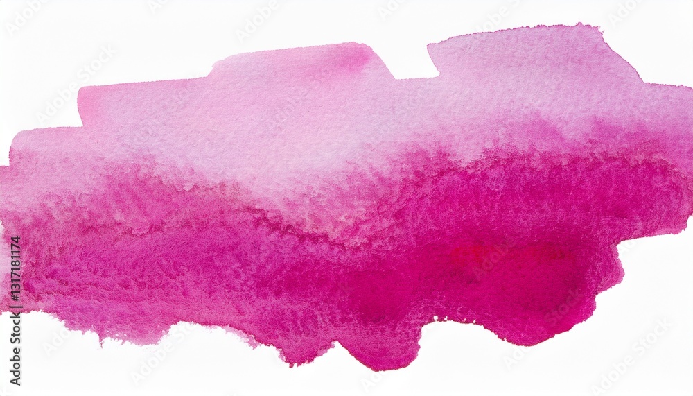 Obraz premium pink watercolor stain