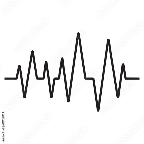 Heartbeat icon, lifeline pulse,
hospital care, medical pulse,
cardio emergency, health vector,
heart rate essential life.