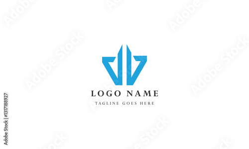 Branding identity corporate v logo